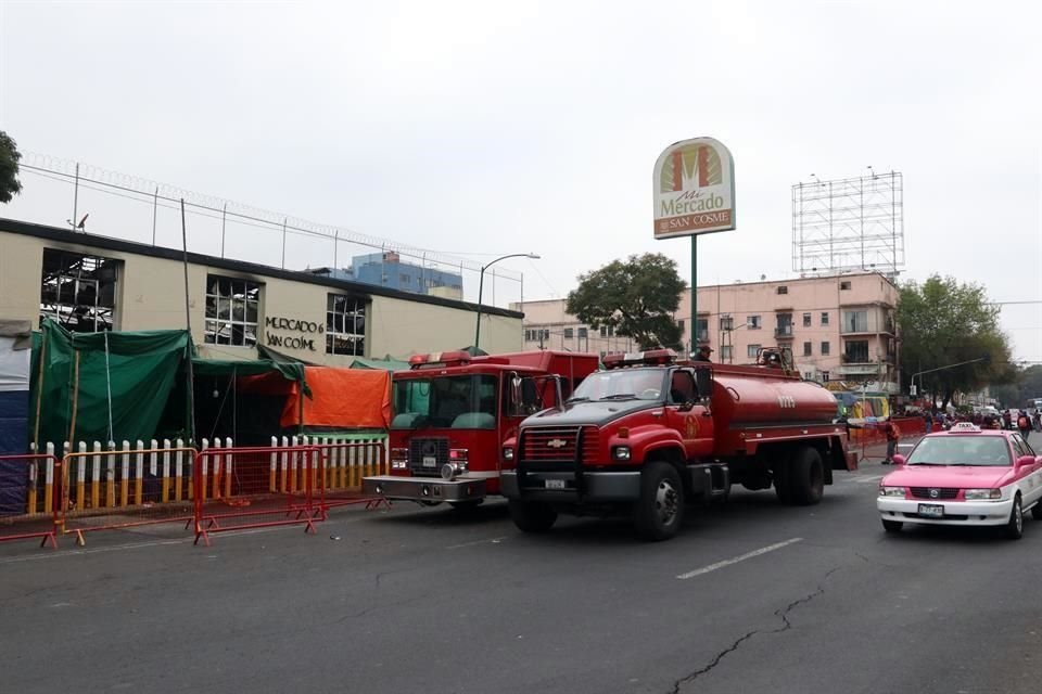 Los locatarios del Mercado de San Cosme tendrán acceso al Seguro de Desempleo, tras el cierra del establecimientos por el incendio