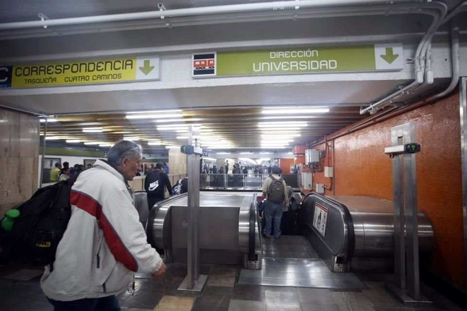 Este año se cambiarán 25 escaleras electromecánicas dentro del Metro, y el próximo 30.