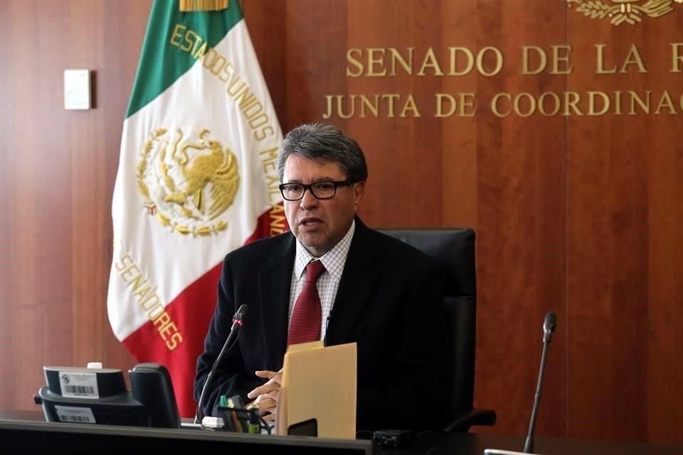 Ricardo Monreal, presidente de la Jucopo en el Senado.