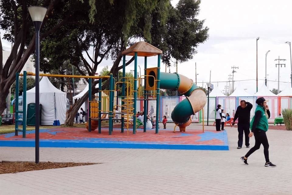El Parque Lineal cuenta con áreas verdes, ciclopista, trotapista, juegos infantiles y zonas para realizar ejercicios al aire libre.