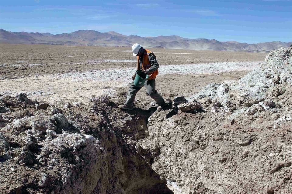 En México, existen depósitos con presencia de litio en 11 localidades con sedimentos.