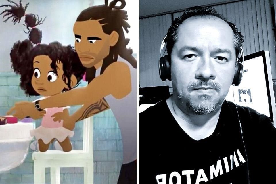 Luis Manuel Villarreal es uno de los animadores que trabajó en 'Hair Love', nominado al Óscar a Mejor Cortometraje Animado.