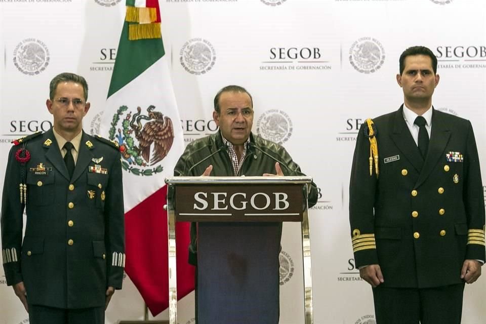 Alfonso Navarrete, titular de Segob, dijo ayer que violencia en CDMX se debe a disputa entre grupos criminales por control de territorios.