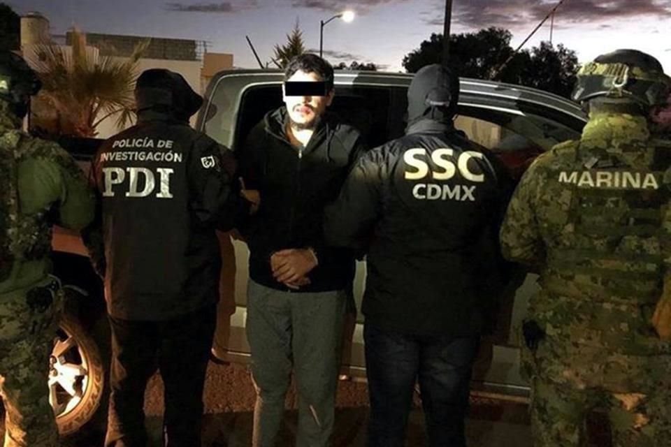 El pasado 31 de enero, elementos de la Semar participaron en la detención de Óscar Andrés Flores Ramírez, 'El Lunares', principal líder operativo de 'La Unión Tepito'.