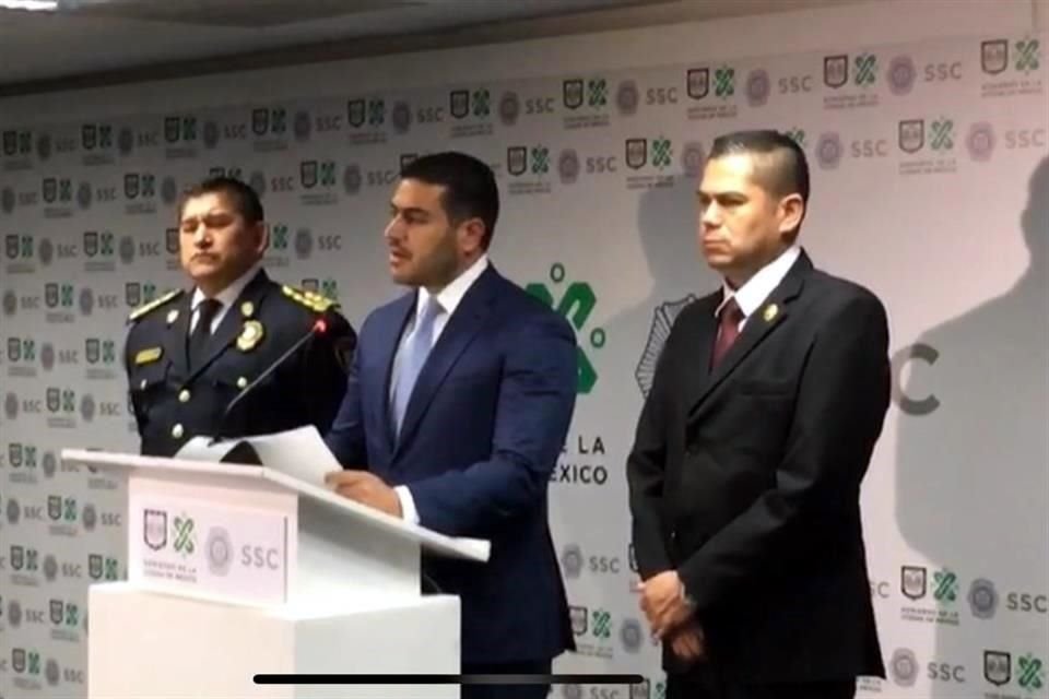 Omar García Harfuch, Jefe de la Policía capitalina, explicó que los elementos fueron investigados por la Dirección de Asuntos Internos y la Subsecretaría de Operación Policial.