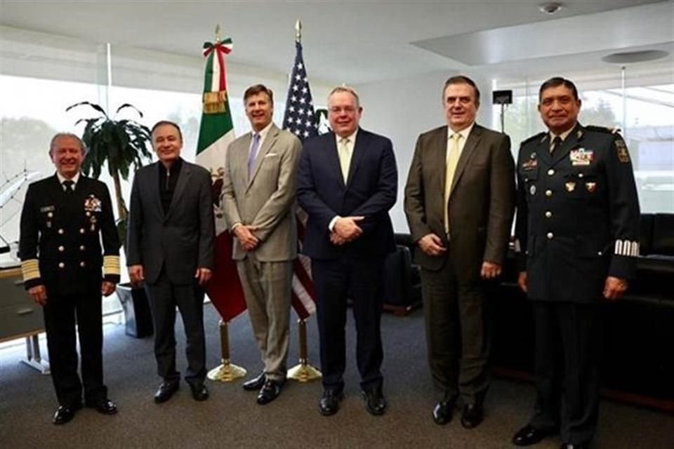 Reunión de funcionarios de los Gobiernos de México y Estados Unidos.
