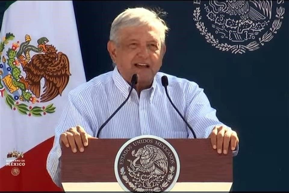 El Presidente en su mensaje al inaugurar instalaciones de la GN en Pénjamo.