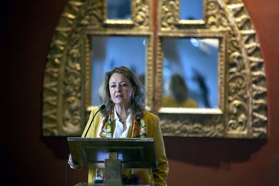 Carmen Beatriz López Portillo, rectora de la Universidad del Claustro de Sor Juana.