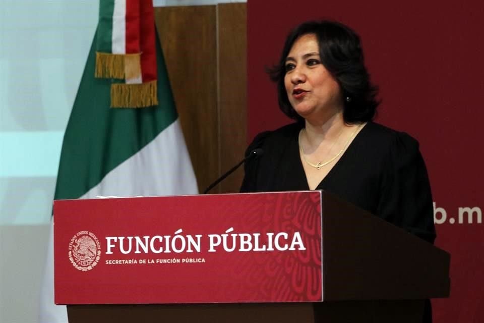 Irma Eréndira Sandoval, Secretaria de la Función Pública.