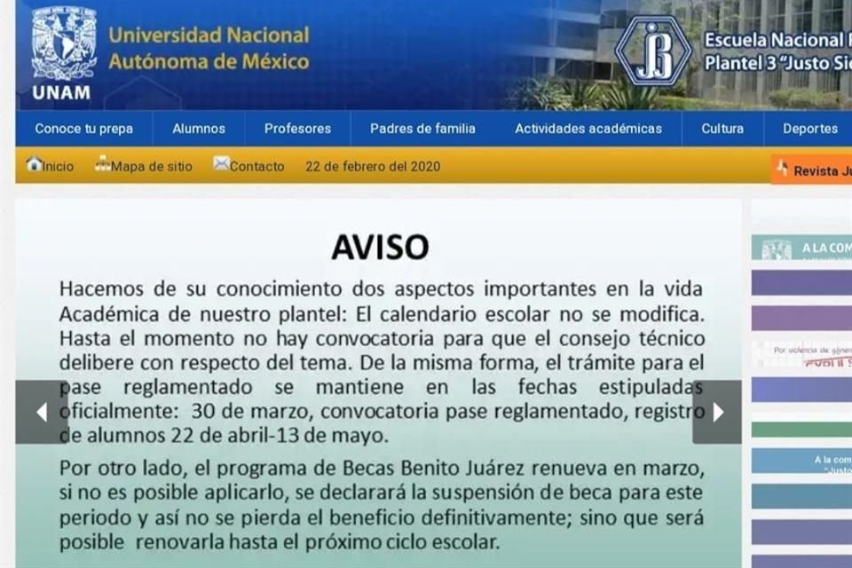 El plantel de la de la Universidad Nacional Autónoma de México (UNAM) hoy cumple 34 días sin actividades académicas o administrativas.