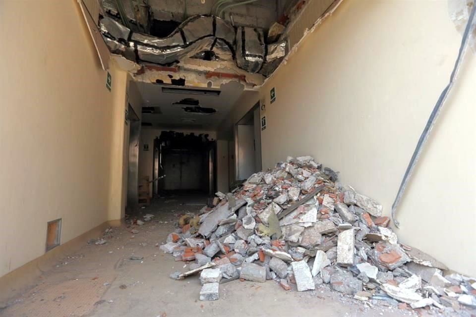 El Hospital General Zaragoza resultó dañado por el sismo de septiembre de 2017.