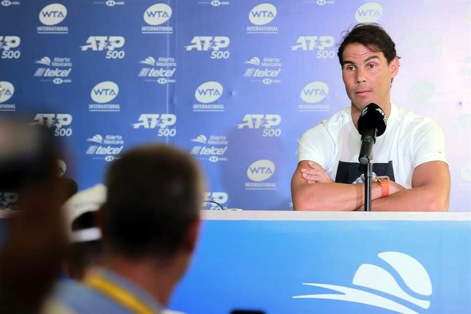 Rafael Nadal quiere tener más torneos 'grandes' que el serbio,