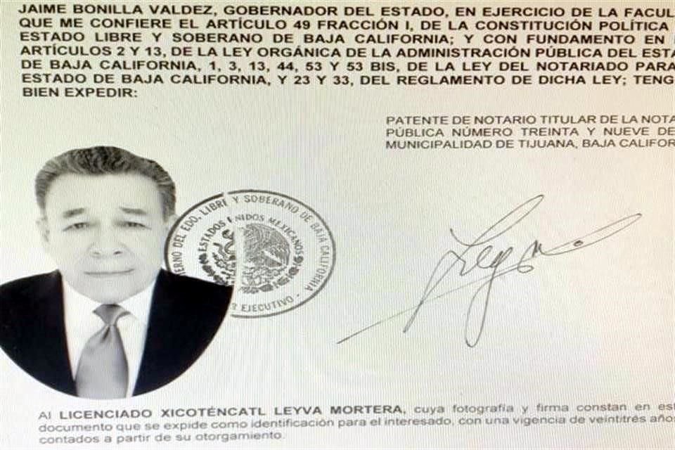 Xicoténcatl Leyva Mortera es considerado el padrino político de Jaime Bonilla, actual Gobernador de Baja California.  