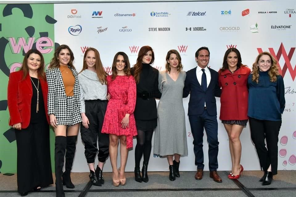 Verónica Díaz, Adriana Ruiz, Melissa de Haene, Jimena Álvarez, Galia Katz, Paola Reyner, Juan Lucas, Danielle Dithurbide y Bárbara Anderson