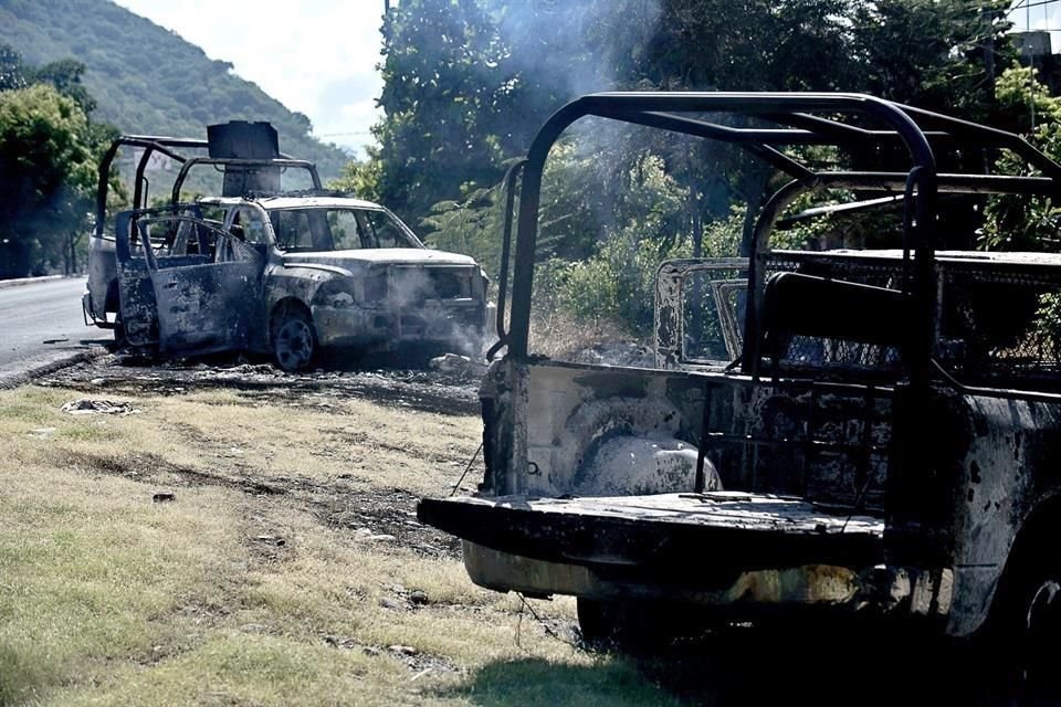 En octubre del año pasado 13 policías de Michoacán fueron asesinados en una emboscada perpetrada por hombres armados del CJNG en la comunidad de El Aguaje, perteneciente al municipio de Aguililla.
