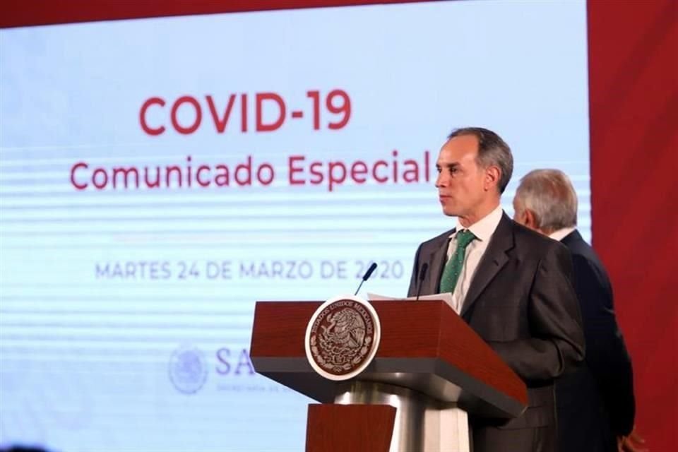 El subsecretario de Salud, Hugo López-Gatell, presentó acciones para enfrentar coronavirus.