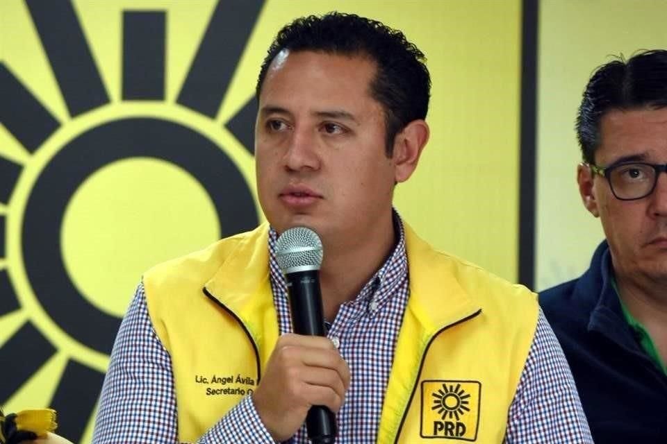 Ángel Avila, secretario nacional del PRD.