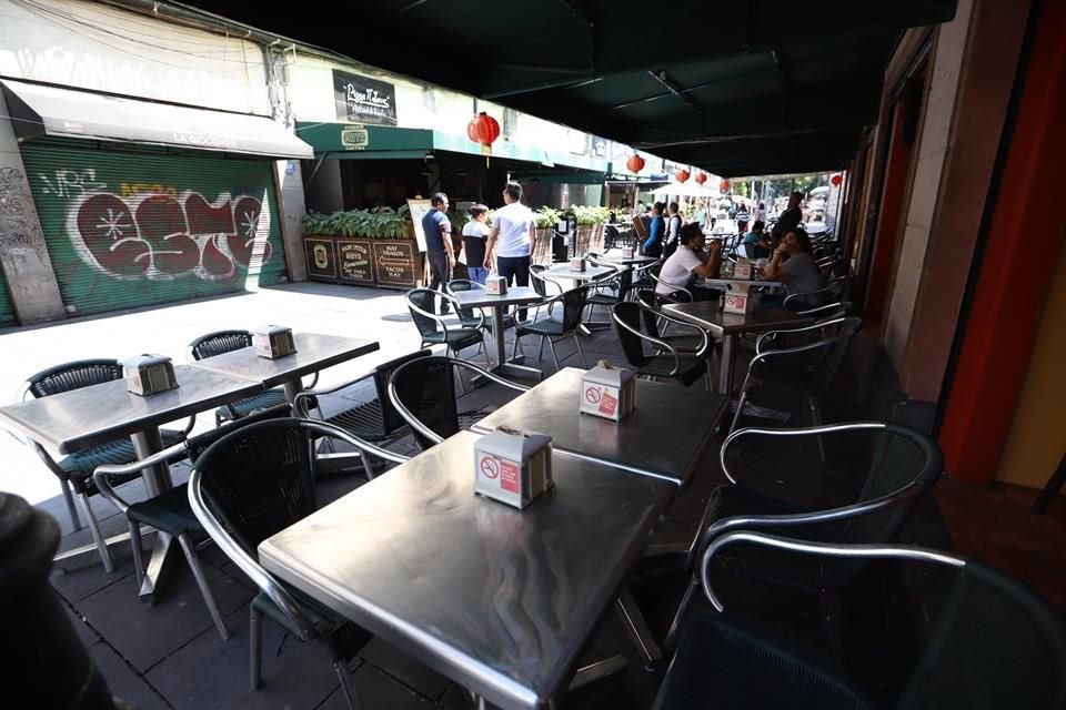 Algunos restaurantes reportan caídas de hasta el 90 por ciento en sus ingresos.