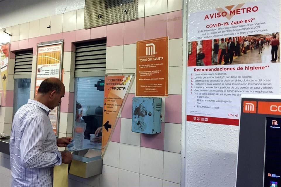 Metro de CDMX reducirá número de taquillas y horarios de venta de boletos a partir del sábado, debido a emergencia por coronavirus.