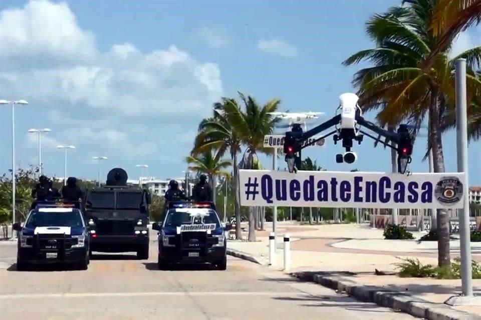 Los drones sobrevolarán Playa del Carmen y Cancún.