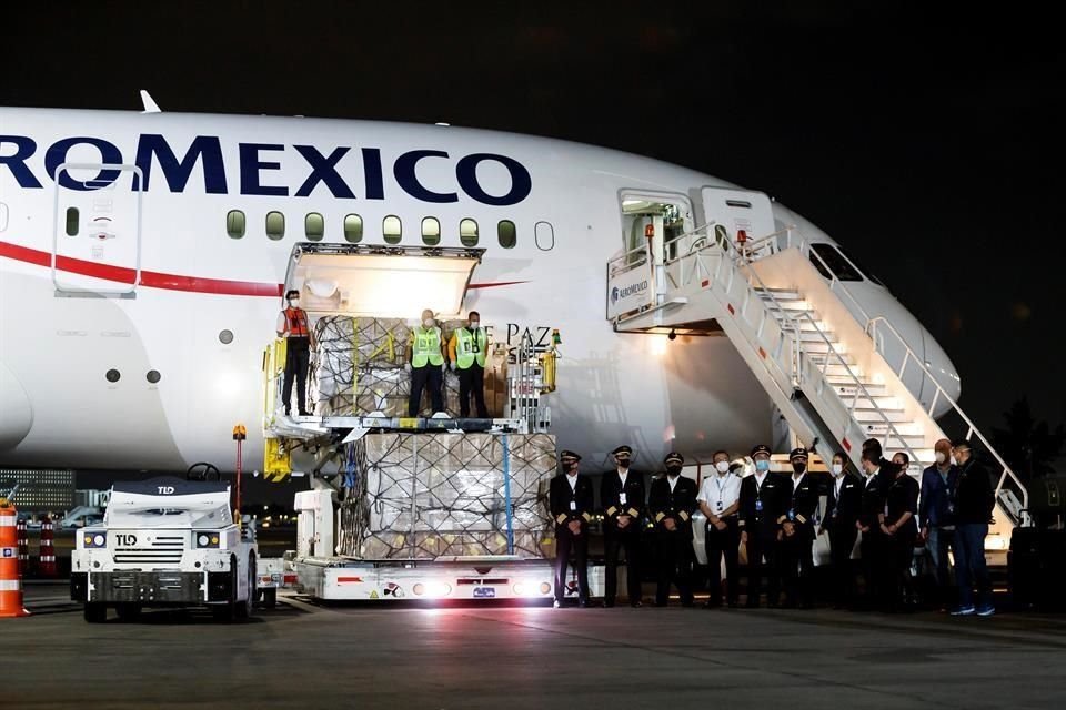 Como en el primer caso, el vuelo es operado por Aeroméxico, en coordinación con la SRE.