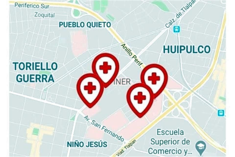 Los datos corresponden a la aplicación de disponibilidad hospitalaria de la Ciudad de México.