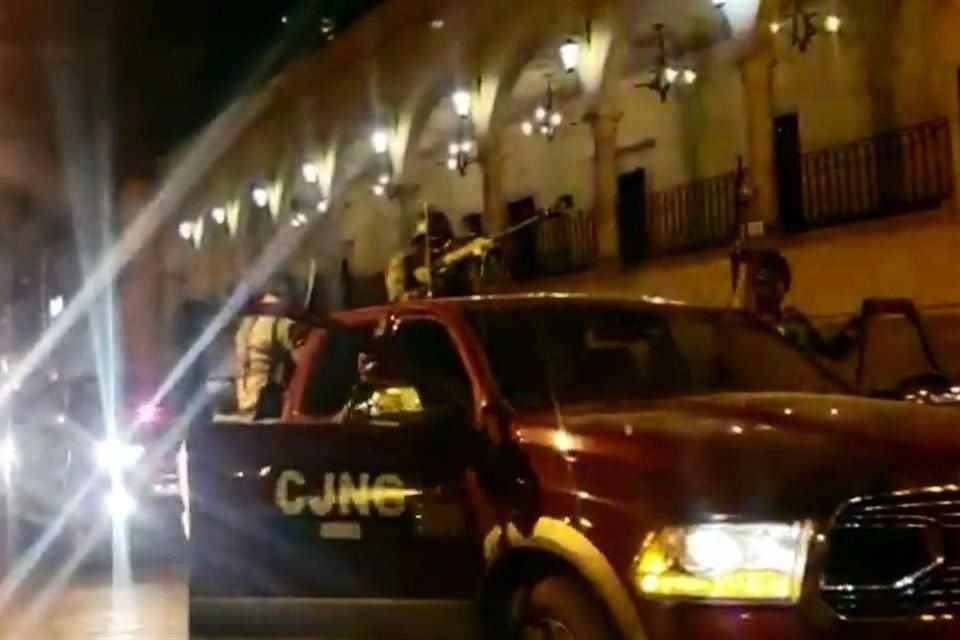 En abril, más de una docena de camionetas con gente armada y las siglas del Cártel de Jalisco Nueva Generación entraron a Valparaíso, Zacatecas.