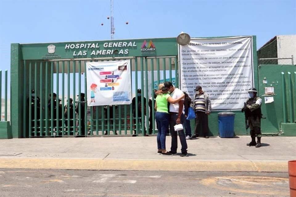 Los hospitales del Estado de México que atienden pacientes con Covid tienen una ocupación del 73 por ciento.