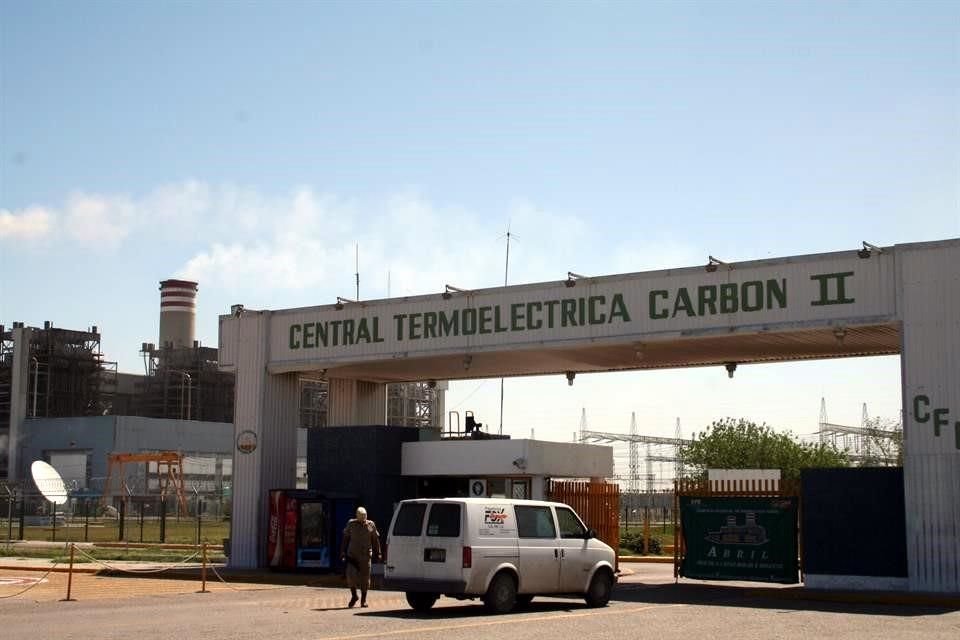 La CFE pretende incrementar el despacho de sus centrales carboeléctricas de Coahuila.