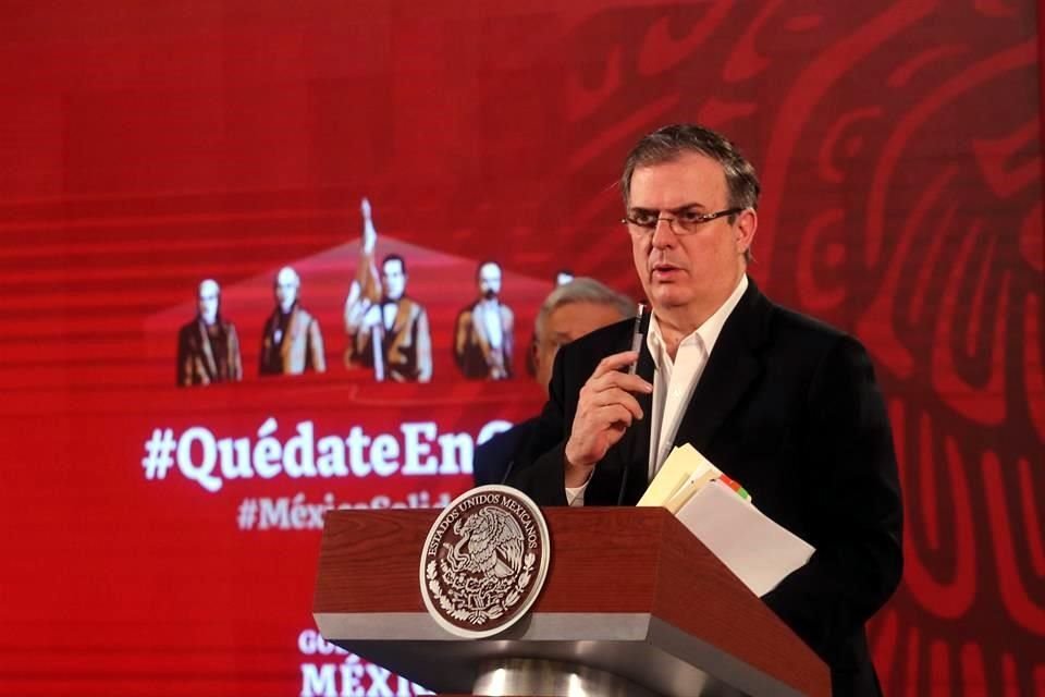 El Canciller Marcelo Ebrard comparecerá este miércoles ante la Jucopo del Senado.
