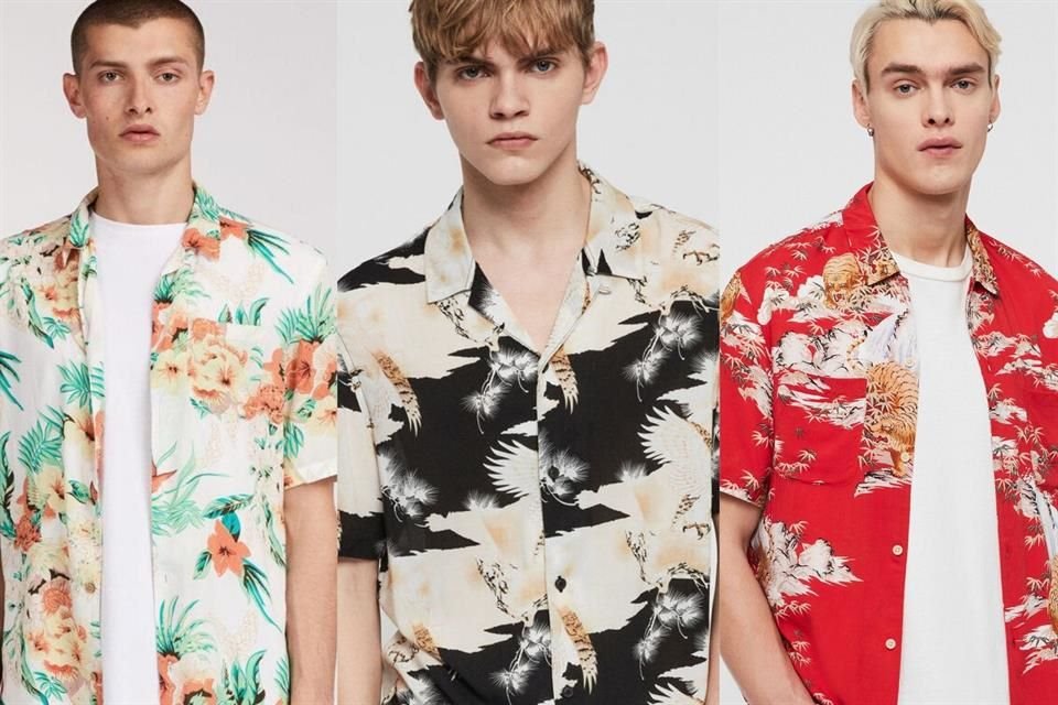 Ahora los chicos apuestan por diseños mucho más atrevidos y portan camisas hawaianas.