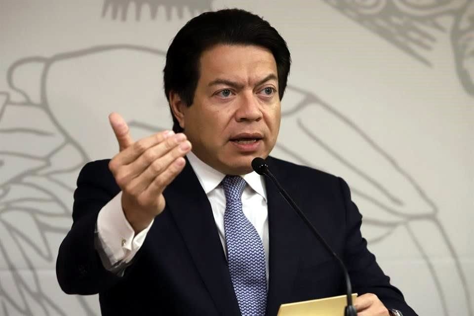 Mario Delgado, coordinador de Morena y presidente de la Jucopo de la Cámara de Diputados.
