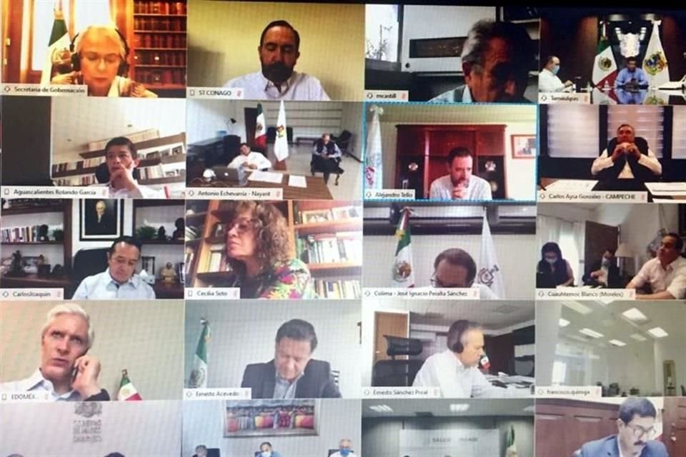 En reunión virtual, Gobernador de Tamaulipas pidió al Gobierno dictar criterios y marco jurídico que deben aplicar Estados en reactivación.