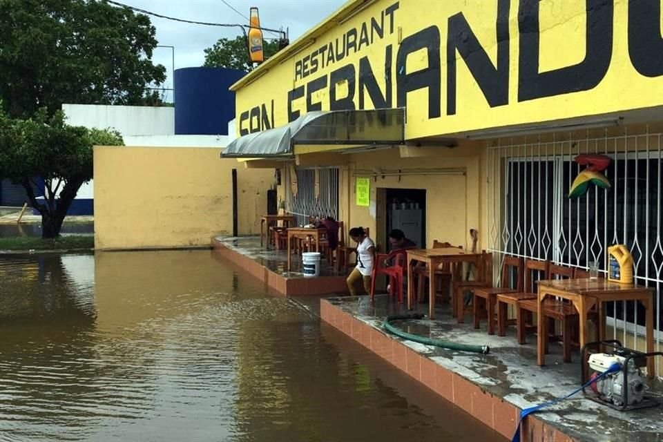 El Estado de Campeche es de los más afectados por la tormenta.
