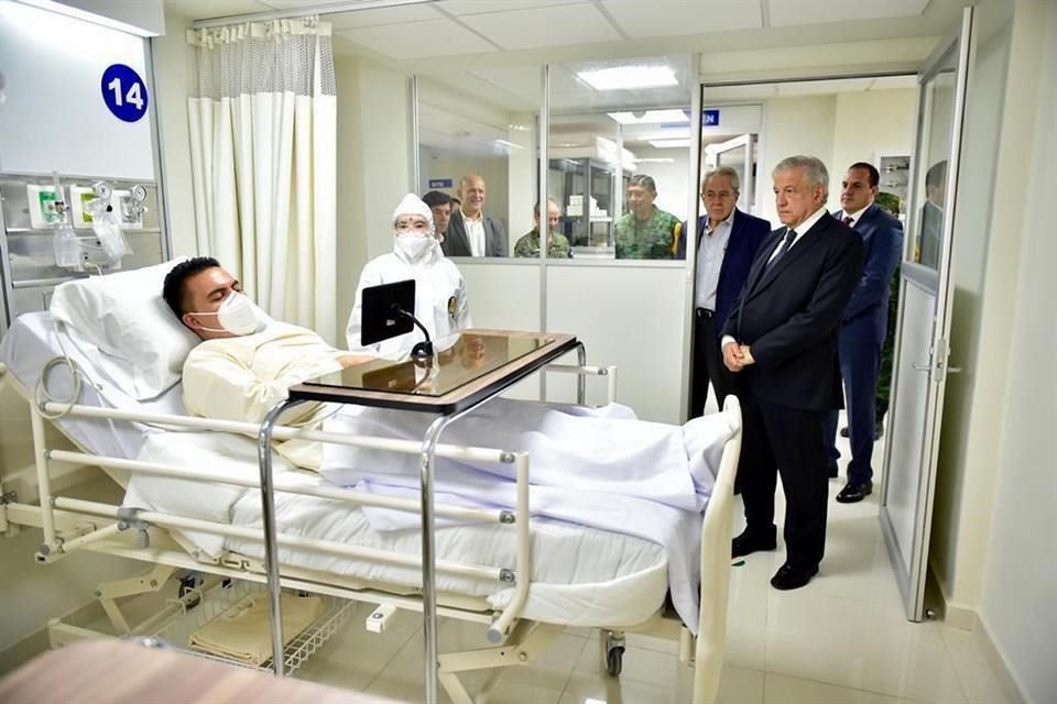 López Obrador aseguró que la rehabilitación del hospital es un milagro.