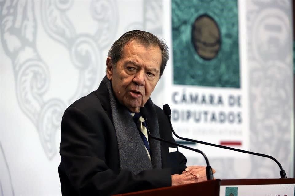 Porfirio Muñoz Ledo, diputado por Morena.