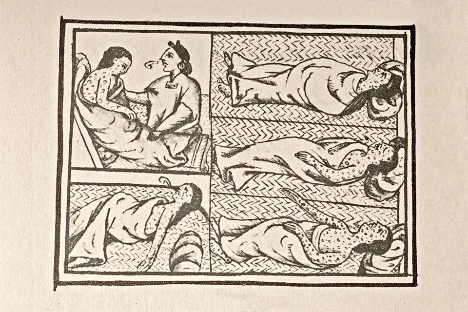 Ilustración de la Peste en la Biblia de Toggenburg (1411).