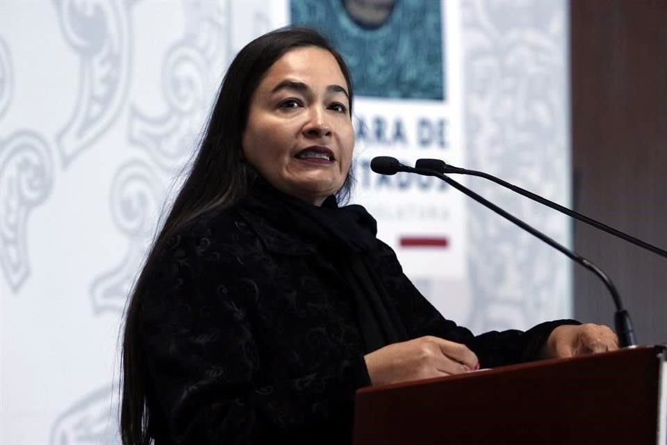 Verónica Juárez, coordinadora del PRD en la Cámara baja.