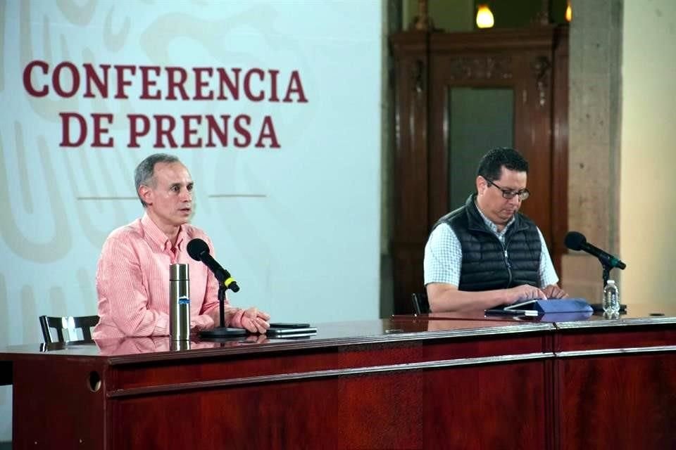 López-Gatell informó ayer que el esquema de casos será mostrado ahora por semanas.