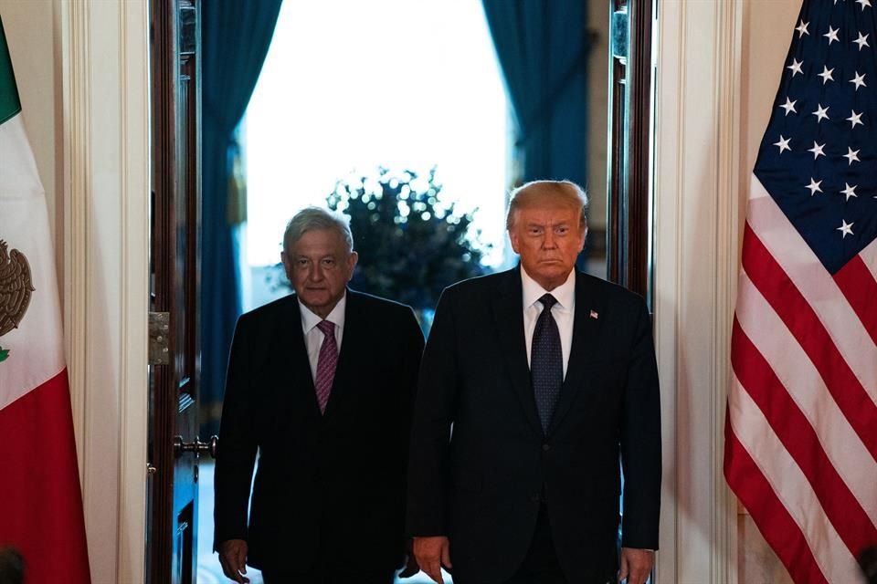 Andrés Manuel López Obrador y Donald Trump.