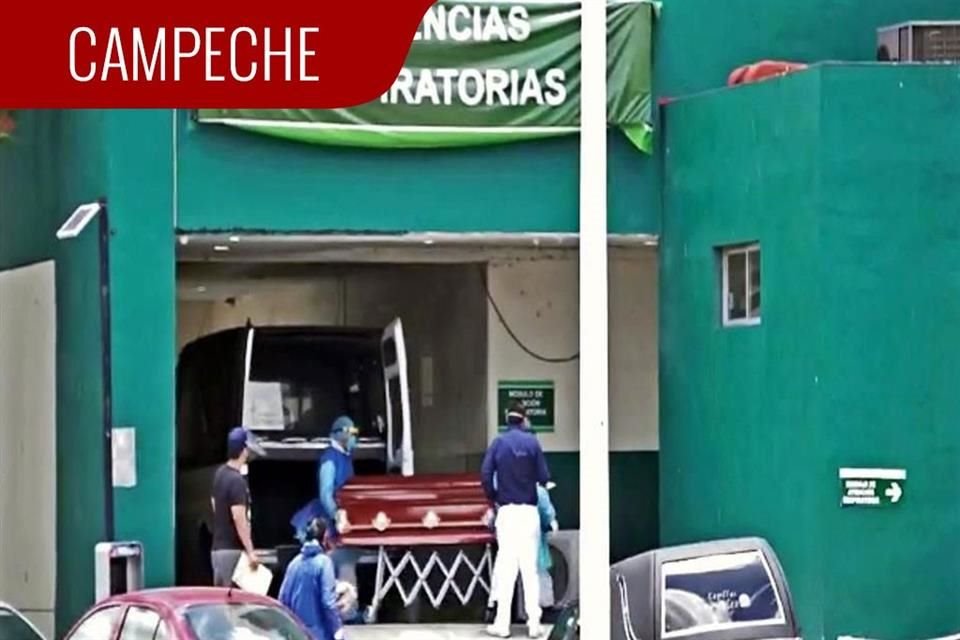 Campeche reportó que funerarias no se dan abasto por fallecidos de Covid, en Cunduacán una persona murió afuera de un hospital que se negó a atenderlo.