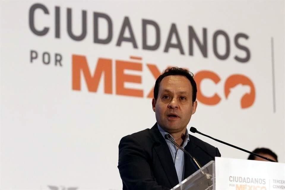 Clemente Castañeda, dirigente de Movimiento Ciudadano.