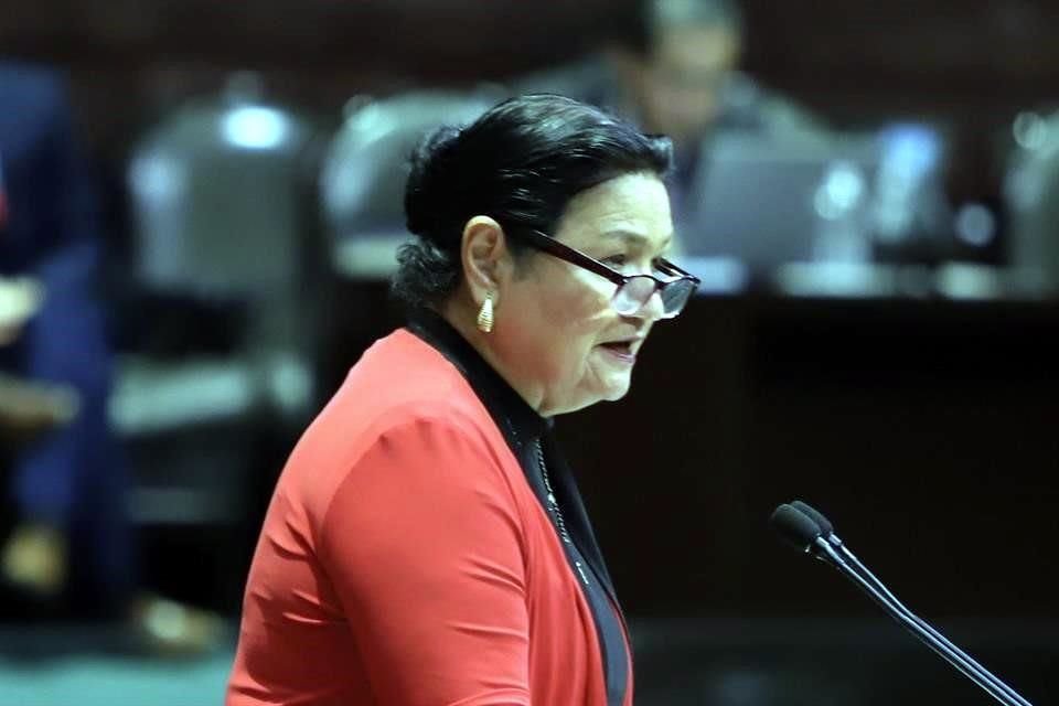 La priista Dulce María Sauri, vicepresidenta de la Cámara de Diputados.