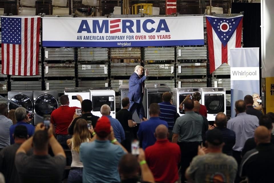 El Presidente Trump ofreció un discurso en las instalaciones de Whirlpool Corporation en Clyde, Ohio.