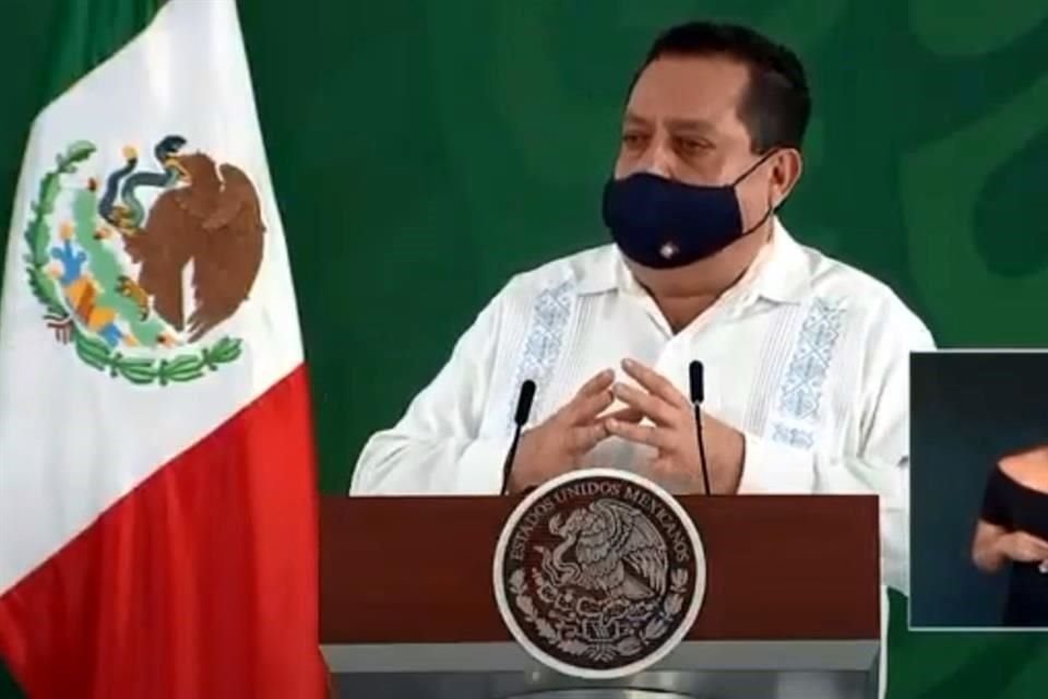 El Gobernador de Baja California Sur estuvo presente en conferencia matutina del Presidente.