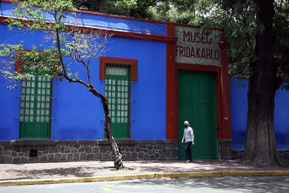 Los museos, como la Casa Azul en Coyoacán, podrán abrir sus puertas a partir del martes, aunque con medidas estrictas.
