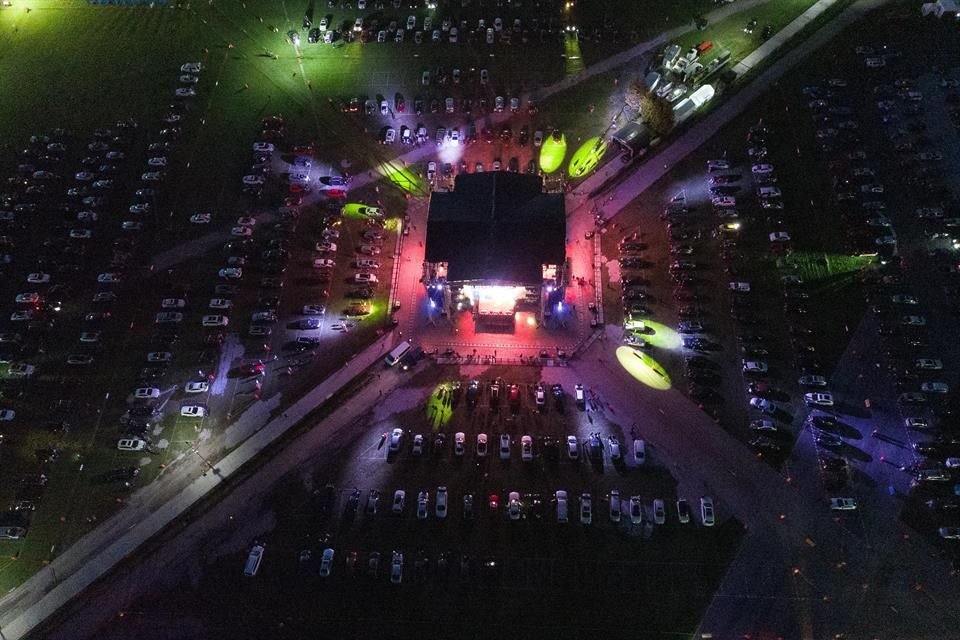 El concierto fue un espectáculo estilo 360 grados.