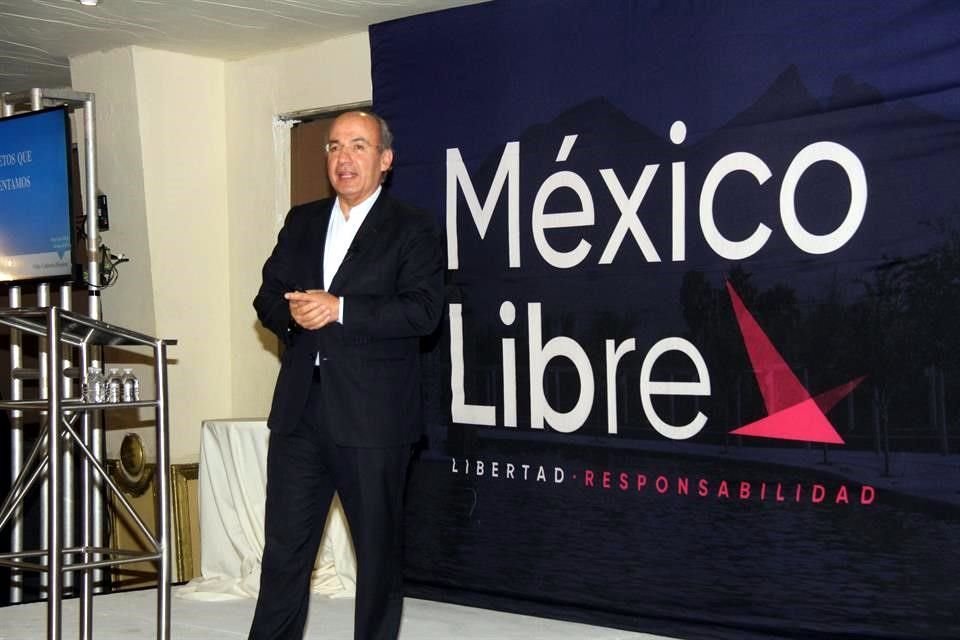 México Libre, del ex Presidente Felipe Calderón, alcanzaría su registro como partido político.