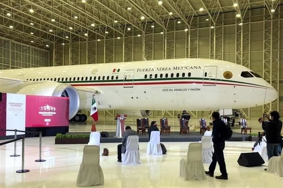 El avión presidencial fue enviado a Estados Unidos para su venta a finales de 2018, y fue regresado a México hace un mes.