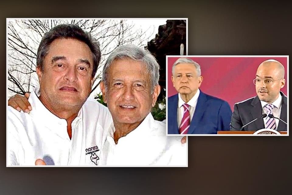 Pío vive en Chiapas y desde hace años es promotor de Morena (izq). David León era director de PC y ahora será el responsable de la nueva empresa estatal para la distribución de medicamentos (der).